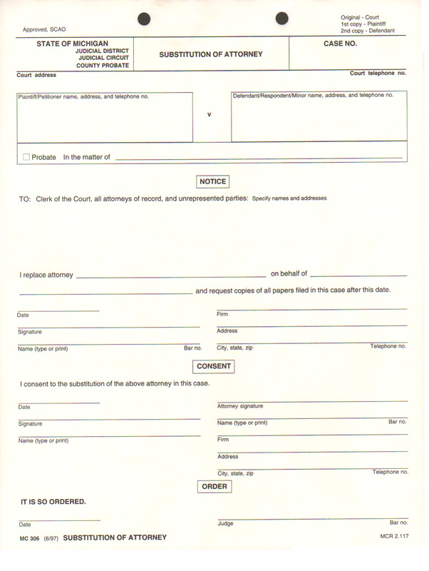 MICHIGAN SCAO APPROVED COURT FORM MC306